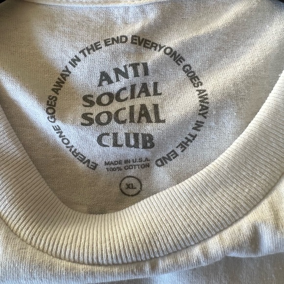 Anti social social club t-shirt (size XL) - Picture 3 of 5
